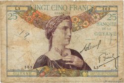 25 Francs GUYANE  1945 P.07