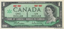 1 Dollar Commémoratif CANADA  1967 P.084a