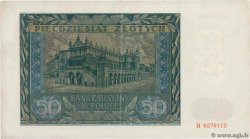 50 Zlotych POLONIA  1941 P.102 EBC