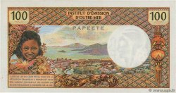 100 Francs TAHITI  1971 P.24a SUP+
