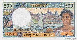 500 Francs TAHITI  1985 P.25d