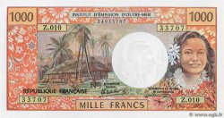 1000 Francs TAHITI  1985 P.27d