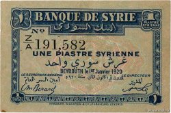 1 Piastre SYRIE  1920 P.006