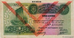1 Livre SYRIE  1939 P.040e