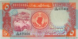 5 Pounds SOUDAN  1991 P.45