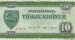 10 Kronur ÎLES FEROE  1974 P.18a