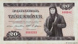 20 Kronur ÎLES FEROE  1986 P.19a