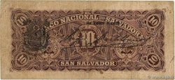 10 Pesos SALVADOR  1907 PS.163a TB