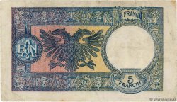 5 Franga ALBANIE  1939 P.06a TTB