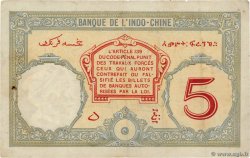 5 Francs DJIBOUTI  1936 P.06b TTB