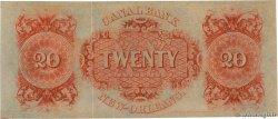 20 Dollars Non émis UNITED STATES OF AMERICA New Orleans 1850  AU