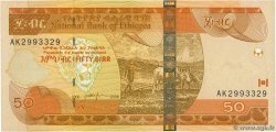 50 Birr ETHIOPIA  2008 P.51d UNC-