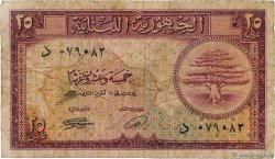 25 Piastres LIBAN  1950 P.042