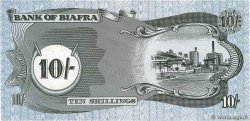 10 Shillings BIAFRA  1968 P.04 FDC