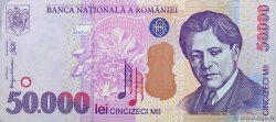 50000 Lei ROMANIA  2000 P.109A FDC