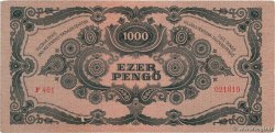 1000 Pengö HUNGARY  1945 P.118a VF+
