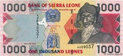 1000 Leones SIERRA LEONA  2002 P.24a FDC