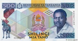 500 Shilingi TANZANIA  1989 P.21a FDC