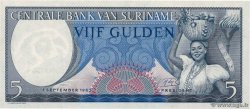 5 Gulden SURINAME  1963 P.120b