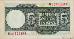 5 Pesetas SPANIEN  1948 P.136a VZ