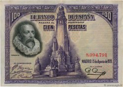 100 Pesetas ESPAGNE  1928 P.076a