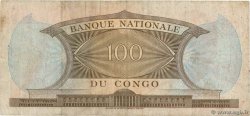 100 Francs RÉPUBLIQUE DÉMOCRATIQUE DU CONGO  1962 P.006a TB