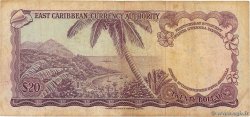20 Dollars EAST CARIBBEAN STATES  1965 P.15o S