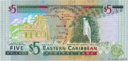 5 Dollars EAST CARIBBEAN STATES  2000 P.37m fST+