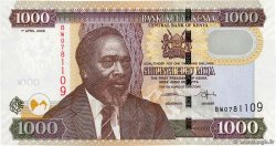 1000 Shillings KENYA  2008 P.51b UNC-