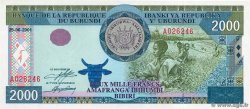 2000 Francs BURUNDI  2001 P.41a FDC