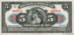 5 Soles PERú  1944 P.066Aa SC