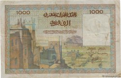 1000 Francs MAROC  1951 P.47 TB