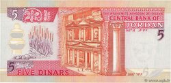 5 Dinars JORDAN  1997 P.30b UNC