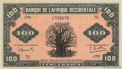100 Francs FRENCH WEST AFRICA  1942 P.31a SPL+