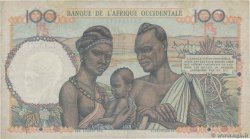 100 Francs FRENCH WEST AFRICA  1951 P.40 VF-
