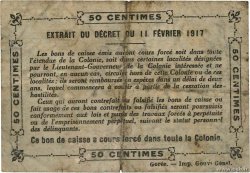 50 Centimes SÉNÉGAL  1917 P.01b TB
