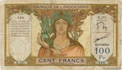 100 Francs NEW CALEDONIA  1963 P.42e F-