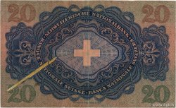 20 Francs SUISSE  1935 P.39e TB