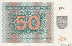 50 Talonas LITHUANIA  1991 P.37b