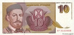 10 Novih Dinara YUGOSLAVIA  1994 P.149 UNC