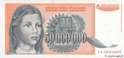 50000000 Dinara YUGOSLAVIA  1993 P.123 UNC-