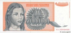 50000000 Dinara YUGOSLAVIA  1993 P.123 q.FDC