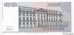 500000000 Dinara JUGOSLAWIEN  1993 P.125 ST