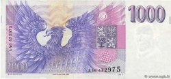 1000 Korun CZECH REPUBLIC  1993 P.08a AU
