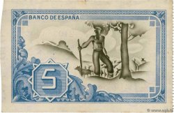5 Pesetas ESPAÑA Bilbao 1937 PS.561g EBC
