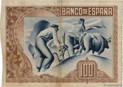 100 Pesetas SPAIN Bilbao 1937 PS.565f VF