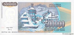 500000 Dinara JUGOSLAWIEN  1993 P.119 ST