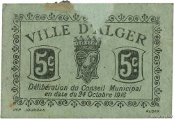 5 Centimes ALGÉRIE Alger 1916 JPCV.01