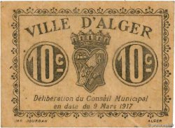 10 Centimes ALGÉRIE Alger 1917 JPCV.07