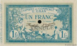 1 Franc Annulé ALGÉRIE Oran 1915 JP.141.10